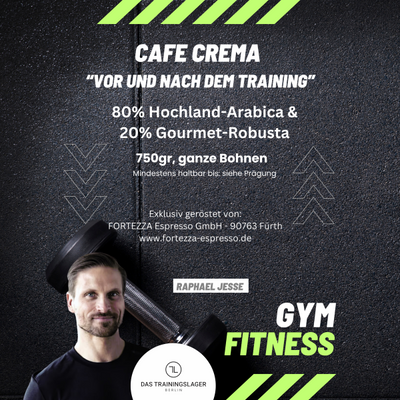 CAFE CREMA "Vor und Nach dem Training"